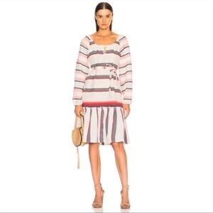 Lemlem Boho Naomi Dress Cotton and Wool Blend